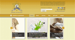 Desktop Screenshot of dakini-ayurveda.com